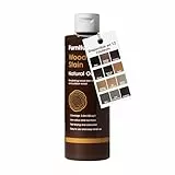 Teinte à Bois Furniture Clinic (Chêne naturel) – Séchage Rapide, Haute Concentration, Application Facile pour les Bois Intérieurs & Extérieurs – Base d’Eau - 500ml