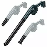 panthem Souffleur à feuilles sans fil compatible avec Bosch GBA 18 V (sans piles) pour l'entretien de la pelouse, souffleur électrique, pour souffler les feuilles, la neige