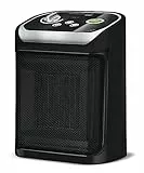 Rowenta Mini Excel Eco Safe Chauffage soufflant céramique, Radiateur électrique, Chauffage d’appoint, Sécurité renforcée, Puissant, Silencieux, Compact SO9266F0, Noir