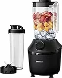 Philips Série 3000 Blender - Technologie ProBlend, Glace pilée en 45s, Moteur 450W, Bol 1,9L, Lames inox durables, Nettoyage facile (HR2041/41)