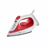 Braun TexStyle 1 SI 1019, fer à repasser à vapeur, revêtement antiadhésif, thermostat, 25 g/min en mode Turbo, capacité réservoir d'eau 220 ml, 1900 W, rouge/blanc