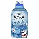 Lenor Air Frais, Adoucissant Linge, 60 Lavages, Fraîcheur Matinale, Formule Ultra Concentrée, Pour Un Vent De Fraîcheur Et De Propreté Lavage Après Lavage