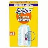 Plumeau Swiffer Duster Attrape & Retient 25 Recharges Dépoussiérantes, Attrape Et Retient 3 Fois Plus De Cheveux Et Poussière Qu’Un Plumeau Ordinaire