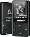 Lecteur MP3 Bluetooth Son HiFi, Mini Baladeur mp3 avec Radio FM, Baladeur Bluetooth, Écouteurs Inclus, Possibilité d'insérer Une Carte TF