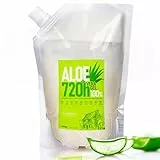 Gel Aloe Vera Cheveux, Visage et Corps: Hydratant Corps, Après Soleil, Après Rasage, Baume Cheveux et Barbe, Epilation et Rasage, Serum Anti Rides Visage, Cicatrisante - 500 ml