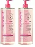 Topicrem - Ultra Hydratant Gel Douche - Nettoie en Douceur, Protège et Hydrate la Peau - Sans Savon, Texture Onctueuse, Odeur Délicate, Peaux Sensibles et Sèches, Fabrication Française - 1000 ml