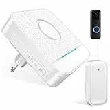 BITIWEND Transmission du Signal Radio Compatible avec Blink Sonnette Vidéo 1st & 2nd Gen Kit d'extension Radio pour Sonnette de Porte et Carillon Transmission (APP Select ‘Mount with wiring’)