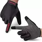 boildeg Gants de Cyclisme pour Homme et Femme,Gants de Fitness,Gants de VTT sans Doigts de Sport,Antidérapant et Absorption des Chocs…