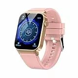STECEi Montre Connectée Homme Femmes avec Appel Bluetooth, 1.85' Smartwatch avec 110+ Sportifs,Etanche IP68 Smart Watch, Podometre/Cardiofrequencemetre/Sommeil, Montre Sport pour iOS Android, Rose