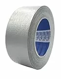 ACIT Ruban Adhésif Toilé pour Réparations, 50mm x 25 mètres, Ruban Adhésif Americai, étanche, et bricolage, isolant, Étanchéité ou Emballage (Gris)
