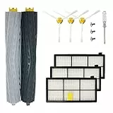 KENSHIRE Kit de 13 pièces de rechange série 800 900 compatible avec iRobot Roomba 980 960 896 895 886 880 871 866 865 860 850 805 800 Series Brosse latérale en caoutchouc