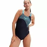 Speedo Medley Logo 1 Piece, Maillot Une pièce Femme, Navy,