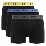 DIM Homme Mix And Colors X3 Boxer, Noir-jaune-bleu, M EU