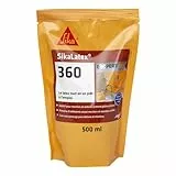 SIKA - Primaire d'adhérence et produit de cure - SikaLatex 360 - Résine d'accrochage pour adhérence et étanchéité des mortiers et enduits (ciment/plâtre/chaux) - Prêt à l'emploi - 500ml