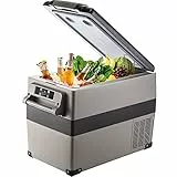 VEVOR Réfrigérateur Portable à Compression 45 L,Réfrigérateur de Voiture 693 x 345 x 456 mm，Mini Frigo Glacière Électrique 60W Réfrigération Rapide Conduite Sécurisée pour Maison/Voiture/Camping