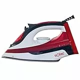 Solac - Fer à repasser vapeur Optima 2600W | Semelle céramique Easy Drive | 170g/min | Vapeur verticale | Réservoir 380ml | Antigoutte | Anticalcaire | Autonettoyage | Ergonomique