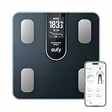 eufy Pèse-Personne numérique avec Suivi de Fitness Wi-FI, Analyse Intelligente, Corps virtuel 3D, Bluetooth avec émojis, 16 mesures, fréquence Cardiaque, IMC, Smart Scale C20