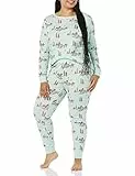 Amazon Essentials Disney | Marvel | Star Wars Lot de Pyjamas en Coton, Coupe Ajustée Femme, Mickey Winter - Womens Snug-fit, M