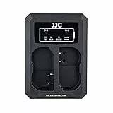 JJC Chargeur Double Batterie USB pour Nikon ZR Zf Z7II Z7 Z6III Z6II Z6 Z5II Z5 D850 D750 D610 D600 D500 D7500 D7200 D7100 D7000 D810A D810 D800E Remplace Nikon EN-EL15/EN-EL15a/EN-EL15b/EN-EL15c