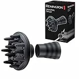 Remington Diffuseur sèche-cheveux universel [Boucles & volume] Embout avec adaptateur en silicone (compatible avec presque tous les sèche-cheveux, pour cheveux bouclés/ ondulés sans frissotis) D52DU