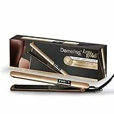 Demeliss Saint Algue Lisseur Kera GOLD 2 en 1 - Lisse & Boucle - Plaques Infusées Kératine - Température 150 à 230°C - Écran Digital - Cordon Rotatif 360° - Lissage Professionnel