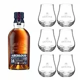 Pack ABERLOUR 14 ans + 6 verres Whisky Ecossais Single Malt - 40%, 70cl