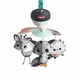 Tiny Love Mobile de Voyage, 3-in-1 Mobile Musical Lit Bébé, 0+ Mois, Mobile Bebe Poussette, Multi-usage avec 3 Connecteurs, 5 Mélodies, 30 Minutes de Musique, Collection Magical Tales (Black & White)