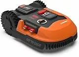 WORX Landroid Plus WR165E Robot Tondeuse Connecté e t Intelligent, 500 m² Surf.Max 600 m², Installation Facile, Configurable, Pente 35%, détecteur de Pluie, Coupe près des Bordures, Tonte Rapide