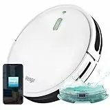 Venga! Robot Aspirateur, Laveur de sol, Navigation Gyroscope et App, Blanc, VG RVC 3001 WH
