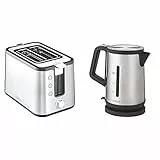 Krups - KH442 - Grille Pain - Argent & Krups - BW442D - Bouilloire Electrique - Argent