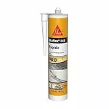 SIKA- Sikaflex 143 Rapide - Colle-mastic à prise rapide avec maintien immédiat très élevé intérieur et extérieur, 290 ml, Blanc