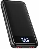 Batterie Externe 13800mAh, Slimmest 22.5W Power Bank, Batterie Portable USB C (Entrée/Sortie) PD3.0 QC4.0 Charge Rapide Chargeur Portable avec Affichage LCD Compatible iPhone Samsung Tablettes etc.