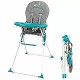 BAMBISOL - Chaise Haute Fixe Pliable Bébé, Ultra Compacte et Légère, Tablette Amovible Réglable (Les Acrobates)