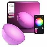 Philips Hue Go Portable, White and Color, Lampe à poser, Lampe connectée Philips avec Bluetooth et compatible avec Alexa, Google Assistant et Apple Homekit