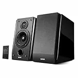 Edifier R1850DB Enceintes de bibliothèque Paire 2.0 Actives d'enceintes Bluetooth stéréo HiFi avec ampli et Sortie Subwoofer idéale pour Home cinéma, PC et téléphone