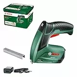 Bosch Home and Garden Agrafeuse sans fil Bosch - PTK 3,6 LI (batterie intégrée, 3,6 V, 30 frappes/min, dans une boîte en métal)