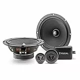 Focal 1 kit 2 Voies Auditor ASE-165 ASE165 6.5' 165 mm 16.5 cm 60 Watt rms 120 Watt Max avec 2 woofers 2 tweeters 2 Crossover 4 ohm Voiture, la Paire