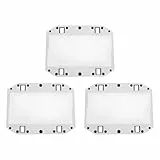 eMagTech 3 grilles de rechange pour rasoir Compatible avec Panasonic ES9943 ES3831 ES3760 ES3050 Acier inoxydable