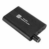 Amplificateur de Casque Portable avec Commutateur de Gain à 2 Niveaux, de qualité Claire, Autonomie de la Batterie de 8 Heures et Bouton de Contrôle du Volume, Large