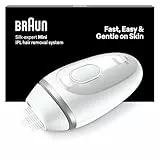 Braun Epilateur A Lumière Pulsée Silk·expert Mini PL1100 Au Design Compact, Epilation Semi-Définitive, Alternative Au Laser Facile A Emporter, Capteur De Peau Pour Epiler Doucement Le Corps