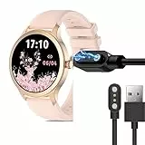 Blueshaweu Magnétique Chargeur Compatible avec Tensky Smartwatch,Magnétique Chargeur Montre Connectée USB 3,3ft Compatible avec Tensky 1,32 Pouces Smartwatch (Noir)