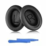 ELZO Coussinets d'oreille,Coussinets de Rechange Professionnels pour Casque Bose Quiet Comfort Bose QC2 / QC15 / QC25 / QC35 / QC35II / QC45 / AE2 / AE2i / AE2w / SoundTrure/SoundLink