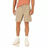 Amazon Essentials Short de Marche avec Entrejambe de 20 cm et Cordon de Serrage Coupe Décontractée (Disponible en Grandes Tailles) Homme, Brun Kaki, XL