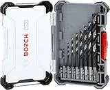 Bosch Accessories 2608577146 8 pièces Assortiment de Foret hélicoïdal HSS Impact Control (Pick and Click, Hex-9, Accessoires de visseuse à Percussion) Couleur