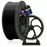 WINKLE Filament ABS 1.75mm Noir Jet pour Impression 3D, Bobine ABS 250g, Filament Imprimante 3D, Matériaux d'impression 3D, Durable et Résistant à Haute Température et Chocs