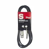 Stagg 6 m Câble Microphone XLR - Phono de Haute Qualité - Noir