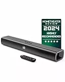 Majority Naga 60 Barres de Son Bluetooth Murale pour TV | Son 3D Home Cinema avec 120W et 2.1 Enceintes | Connexions HDMI, AUX, Optique | Support Mural, Fixations et télécommande Inclus