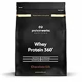 Protéine Whey 360 en poudre | Chocolat Onctueux | Sans sucre ajouté et à faible teneur en matières grasses | Mélange de protéines | THE PROTEIN WORKS | 1.2kg