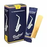 Boite de 10 anches Vandoren série 'Traditionelle' pour Saxophone Alto - Force 3