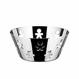 Alessi AKK04 Girotondo Coupe Design avec Décoration Perforée Acier Inoxydable, 8-Inch